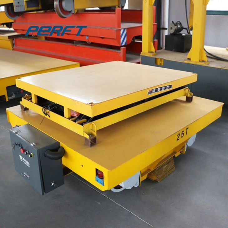 Workshop Rail Electric Handling Flat Cart