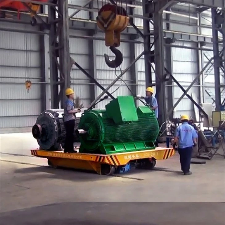 Cable Drum Die Transfer Cart in Foundry Workshop