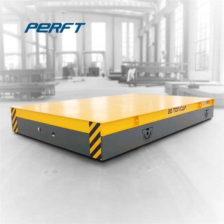 Transporting 10 Ton Materials Warehouse Transfer Trolley